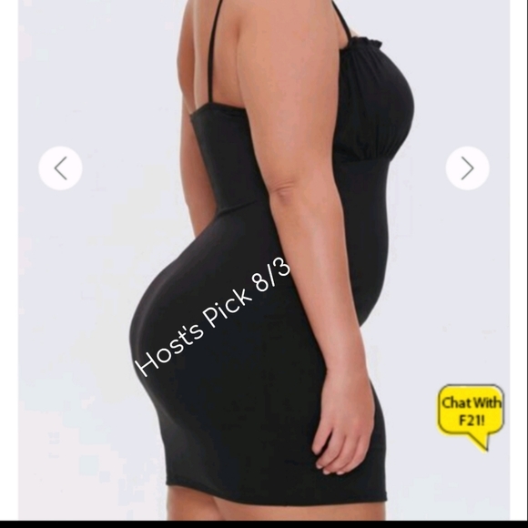 NWT Black Mini Dress Size 2X - Picture 1 of 6